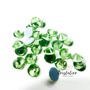 Cristal Light Verde Hotfix Crystal Elements