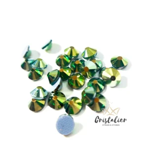 Cristal Verde Tornasol Hotfix Crystal Elements