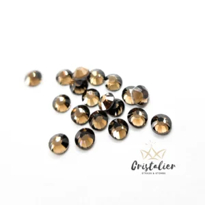Cristal Smoked Topaz Hotfix Crystal Elements
