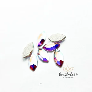 Navette Tornasol 4x2mm SWAROVSKI NO-HOTFIX