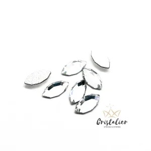 Navette Cristal 4x2mm SWAROVSKI NO-HOTFIX