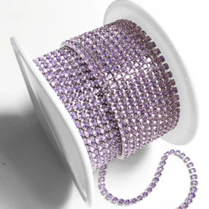 Cadena Strass Violeta POR METRO
