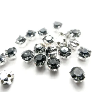 Cristal Gris Engarzado Para Coser