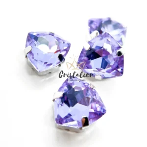 Cristal Engarzado Trilliant Violet 12mm