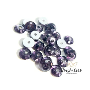 Cristal Con Orificio Morado Para Coser