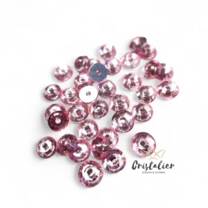 Cristal Pink Con Orificio Para Coser