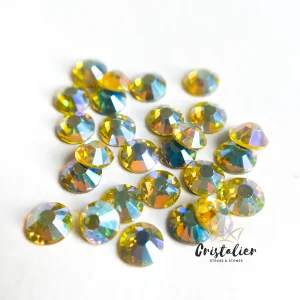 Cristal Amarillo Tornasol Hotfix Crystal VDD