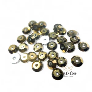 Cristal Aurum Con Orificio Para Coser