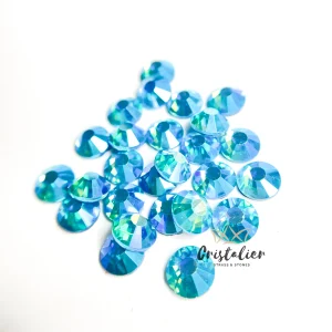 Cristal Aguamarina Tornasol Hotfix Crystal VDD