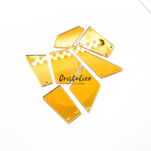 Mix Espejos Dorado Para Coser