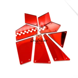Mix Espejos Rojo Para Coser