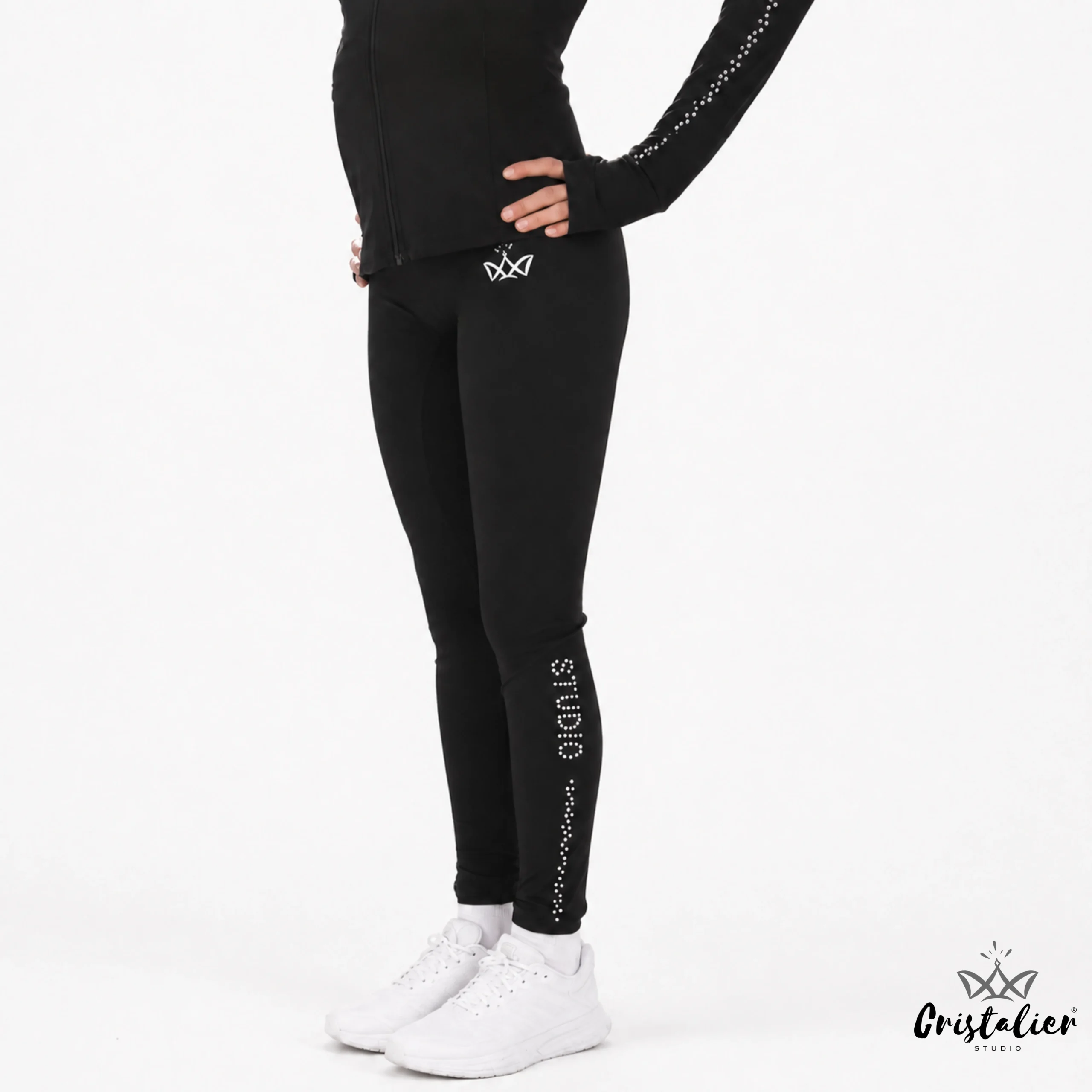 Legging PRISMA Negro CON PEDRERÍA