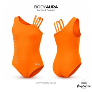 Body o Malla de entrenamiento AURA Naranjo Forrado alta compresión