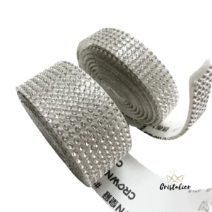 Sticker Cinta de Strass Cristal POR METRO