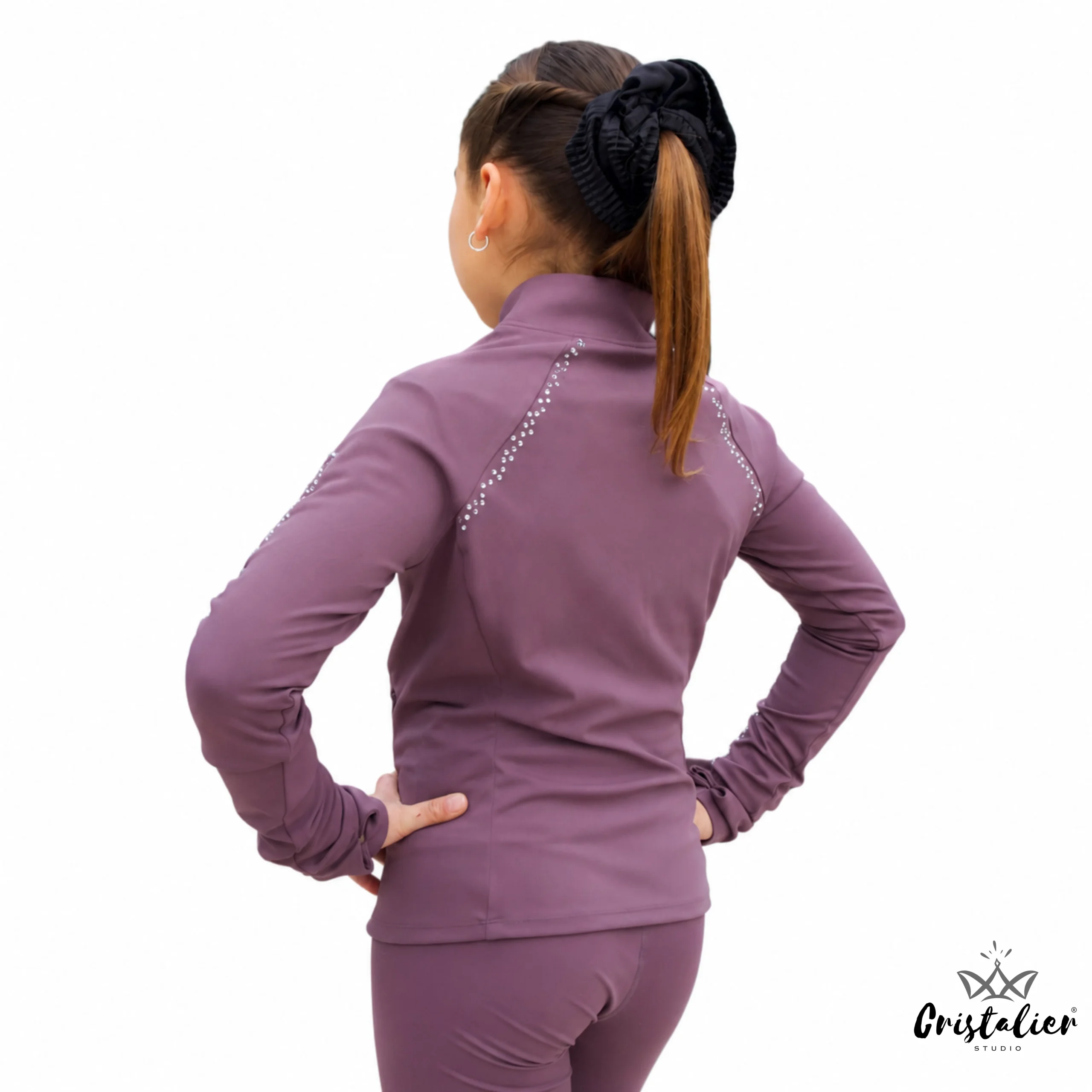 Chaqueta PRISMA Morado Pastel CON PEDRERÍA - Imagen 5