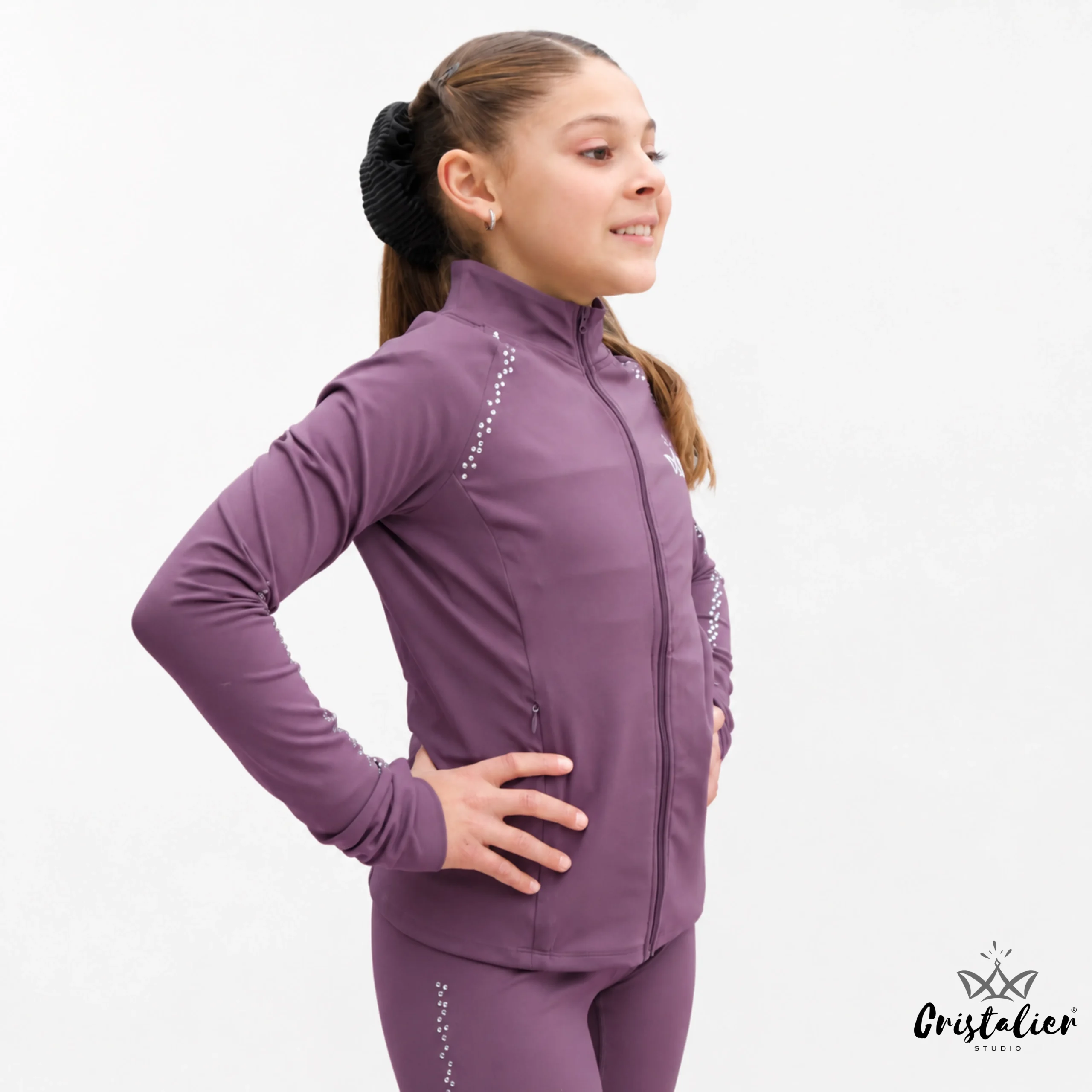 Chaqueta PRISMA Morado Pastel CON PEDRERÍA - Imagen 6