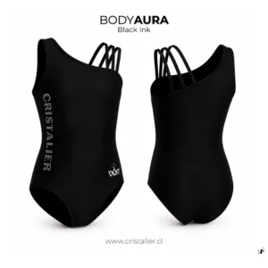 Body o Malla de entrenamiento AURA Negro Forrado alta compresión