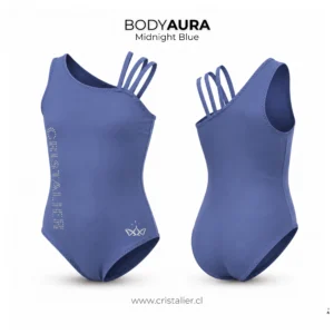Body o Malla de entrenamiento AURA Azul Piedra Forrado alta compresión